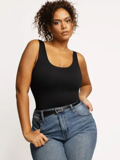 The Shapewear Bodysuit Scoop Neck Thong