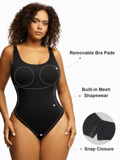 The Shapewear Bodysuit Scoop Neck Thong