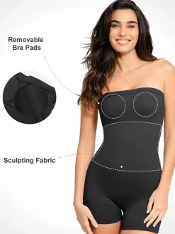 The Shapewear Romper Seamless Bandeau