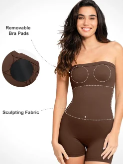 The Shapewear Romper Seamless Bandeau