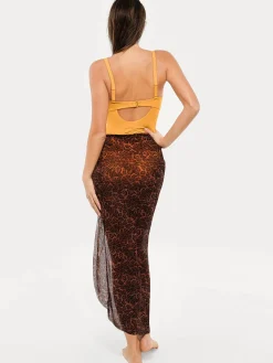 Twist & Shirred Sculpting One-Piece with Removable Straps