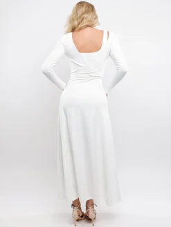 Two-Way Long Sleeve Ballet Wrap Cardigan