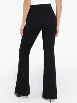 Velvet Wide-Leg Sculpting Trousers