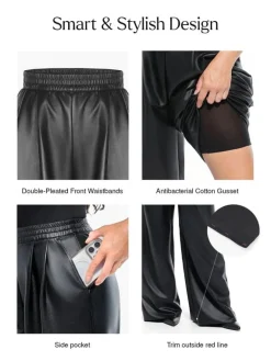 Velvet Wide-Leg Sculpting Trousers