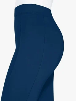 Velvet Wide-Leg Sculpting Trousers