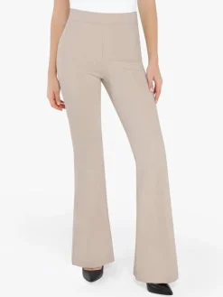Velvet Wide-Leg Sculpting Trousers