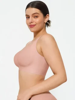 Wireless Wide Strap Everyday Supportive Push Up Comfort Bra